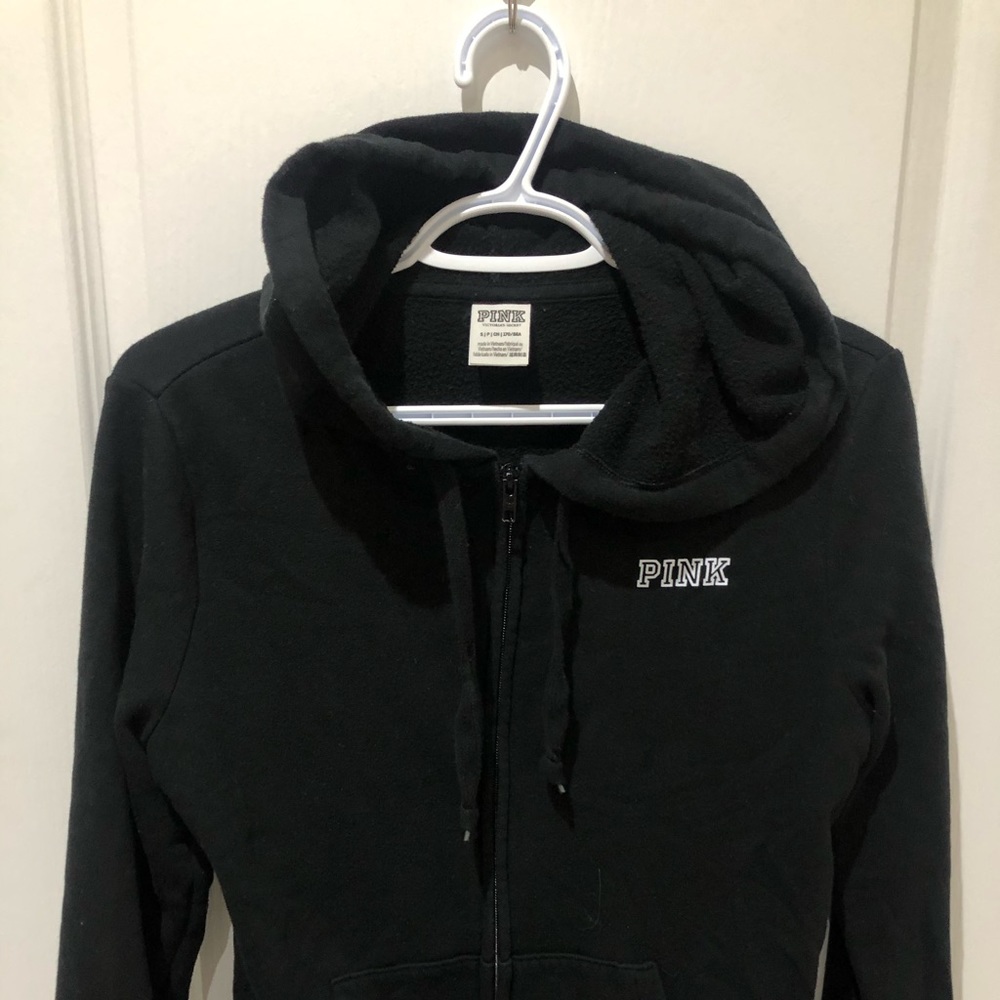 Pink Full Sleeve Zip-up